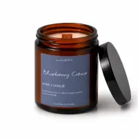 Lumânare parfumată din ceară de soia Blueberry Crème - Afine și Vanilie - Default Title