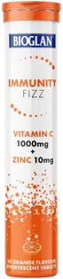 Immunity Fizz Vitamin C + Zinc, portocale, 20 comprimate efervescente, Bioglan
