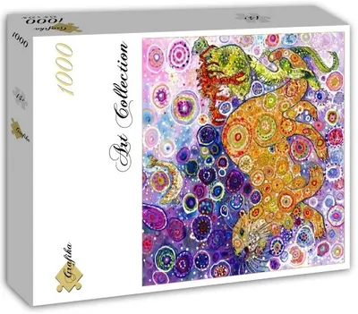 Puzzle Grafika din 1000 de piese - Catched Otter