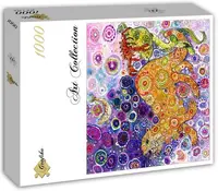 Puzzle Grafika din 1000 de piese - Catched Otter