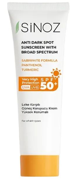 Sinoz Cremă solară pentru pete pigmentare, SPF50+, 50 ml