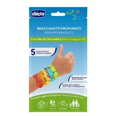Bratari Chicco NaturalZ din silicon cu citronella, 3ani+