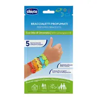 Bratari Chicco NaturalZ din silicon cu citronella, 3ani+