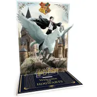 Figurina Acrilica Harry Potter - Diorama - Harry & Buck in Hogwarts