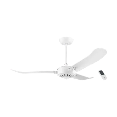 Lampa cu ventilator HOI AN alb matt 220-240V, 50Hz