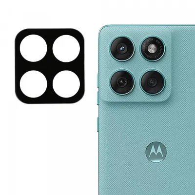 Folie de protectie Camera Spate Techsuit pentru Motorola Edge 60 Fusion / Edge 60, Sticla Securizata, Neagra