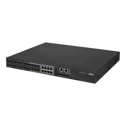Switch cu 28 porturi Dahua S5500-24GF4XF-E, 24 port GSFP, 4 port 10G SFP+, cu management
