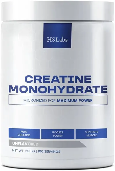 Creatină monohidrat, nearomat, 500 g, HS Labs