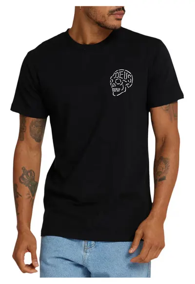 Tricou barbati - Venice Skull - negru - bumbac