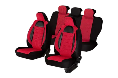 Set Huse Scaun Racing Rosu