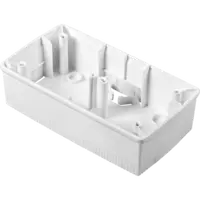 Doza aparenta pentru Ornament ONE - INTERNATIONAL STANDARD 2+2 module- HORIZONTAL - WHITE - CHORUS