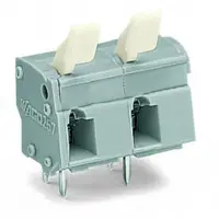PCB terminal block; finger-operated levers; 2.5 mm²; Pin spacing 10/10.16 mm; 24-pole; CAGE CLAMP®; commoning option; 2,50 mm²; gray