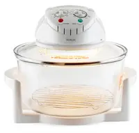 Cuptor cu halogen și friteuză cu aer 2 în 1 Muhler - MFC-1200, 1400W, 12 l, alb