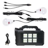 Kit iluminat solar GD-8077, proiector multifunctional