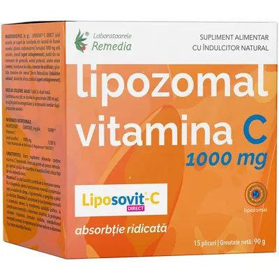 Lipozomal Vitamina C 1000mg 15plicuri