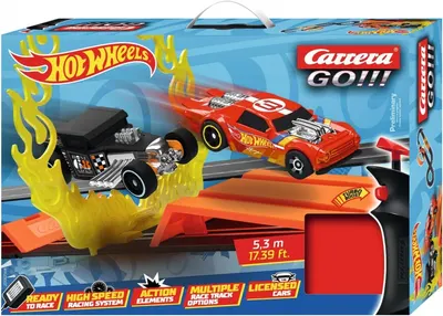 Pistă de curse Carrera GO - Hot Wheels, 5.3 m
