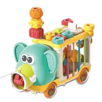 Jucărie Vtech de tras – Elefant albastru cu forme