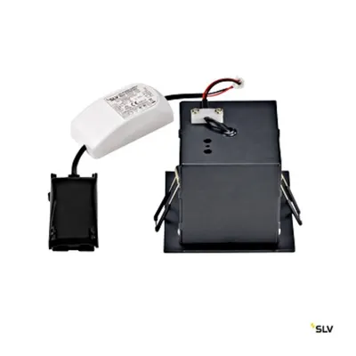 KADUX LED simplu DL Set, 3000K38°, inkl Driver, negru mat