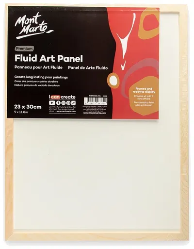 Panou artistic pentru artă fluidă Mont Marte - 23 x 30 cm