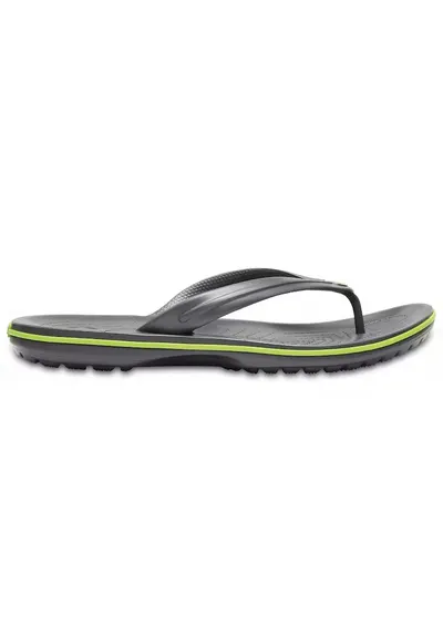 Slapi Crocband - Material sintetic - Gri/Verde