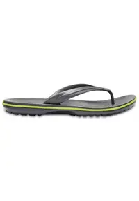 Slapi Crocband - Material sintetic - Gri/Verde