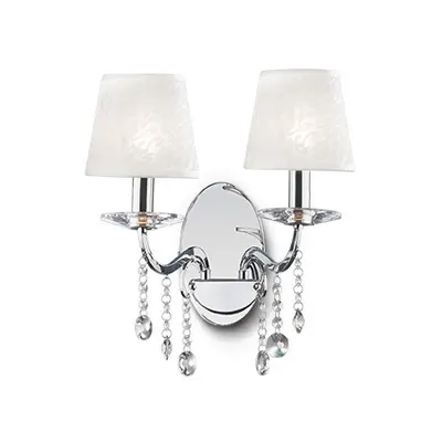 aplica Senix, 2 becuri, dulie E14, L:330 mm, H:310 mm, Crom