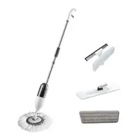 Mop multifunctional PAA-home®, matura spala si pulverizeaza si include cap de mop si mop rotativ, cap de mop si mop plat si curatator geamuri cu mop s