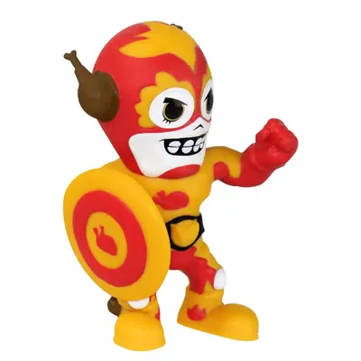 Figurina elastica cu sunete Super Masked Hero Captain Nugget 13 cm