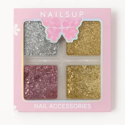 Set Foita Decor 4 Culori Nailsup