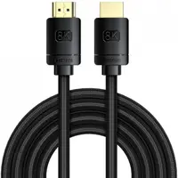 Cablu Video Baseus High Definition, HDMI - HDMI, 8K, 3m, Negru CAKGQ-L01