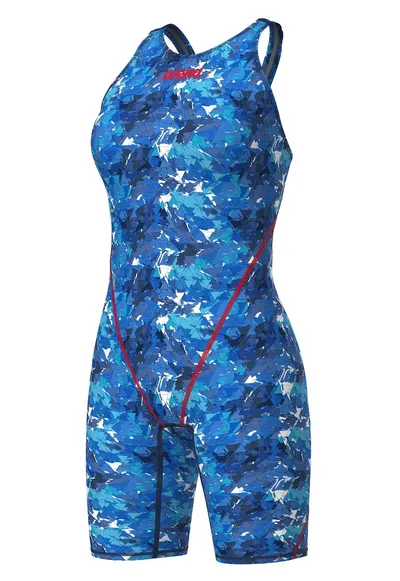 Costum competitie dama Splashy OB Powerskin ST Next - Editie Limitata - Alb/Albastru