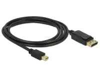 Cablu mini DisplayPort la DisplayPort 4K60Hz T-T ecranat 2m, Delock 82438