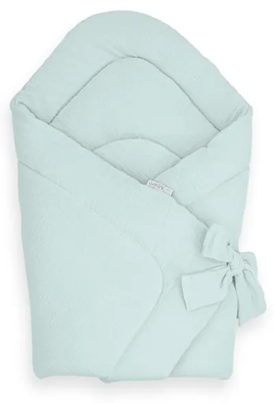 Scutec pentru nou-născut Albero Mio - Muslin Mint