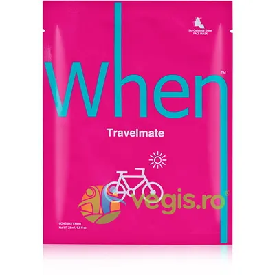 Masca Revitalizanta pentru Ten Uscat din Bioceluloza cu Acid Hialuronic si Musetel Travelmate 23g
