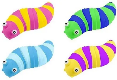 Jucării Toi Toys - Caterpillar squisher, asortiment