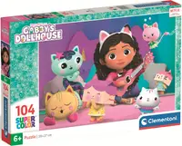Puzzle pentru copii Clementoni din 104 piese - Gabby's Dollhouse