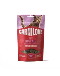 Recompense moi pisici CARNILOVE Soft Snack 50 g cu bivol și afine