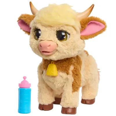 Vacuta de plus Fur Real Maggie the Feed and Follow Cow