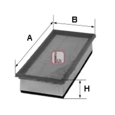 Filtru aer SOFIMA S 3334 A