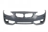Bara Fata, cu gauri pentru spalator de faruri, cu gauri pentru senzorii de parcare, grund potrivit BMW 2 F22, F87, 2 F23 Cabriolet Coupe 10.13-