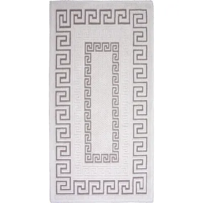 Covor din bumbac Vitaus Versace, 80 x 200 cm, taupe