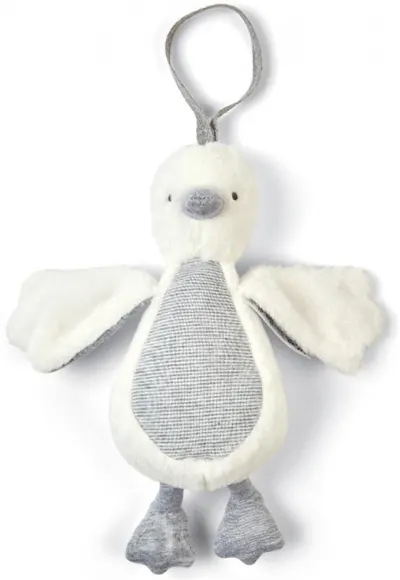 Jucarie de plus Mamas & Papas - Chime Duck, Grey