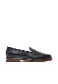 Mocasini dama 201036303 - Piele naturala - Negru - Negru