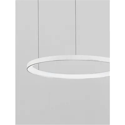 Lampa suspendata PERTINO Nisipiu Alb Aluminiu & Acrylic LED 48W 230V 2773Lm IP20 2700K Triac Dimabil