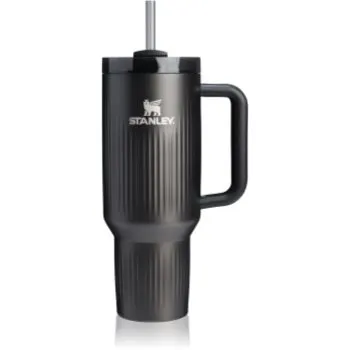 Stanley Quencher H2.O Fluted Tumbler pahar din oțel inoxidabil cu pai mare
