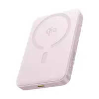 Baterie Externa Wireless Baseus Enerfill FM12, 10000mAh, 22.5W, PD + FQI, 1 x QI - 1 x USB-C, Roz E0028502