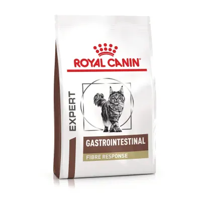 ROYAL CANIN VD Gastrointestinal Fibre Response, dietă veterinară, hrană uscată pisici, sistem digestiv, 4kg