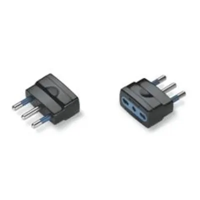 One-Way Adaptorn2p+e-16a-(s17) Black 1x2p+e-16a-(p17/11)