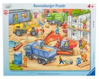 Puzzle Ravensburger din 40 de piese - Large Construction Vehicles