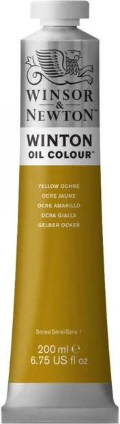 Vopsea de ulei Winsor & Newton Winton - Galben ocru, 200 ml